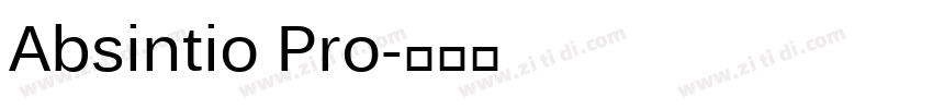 Absintio Pro字体转换